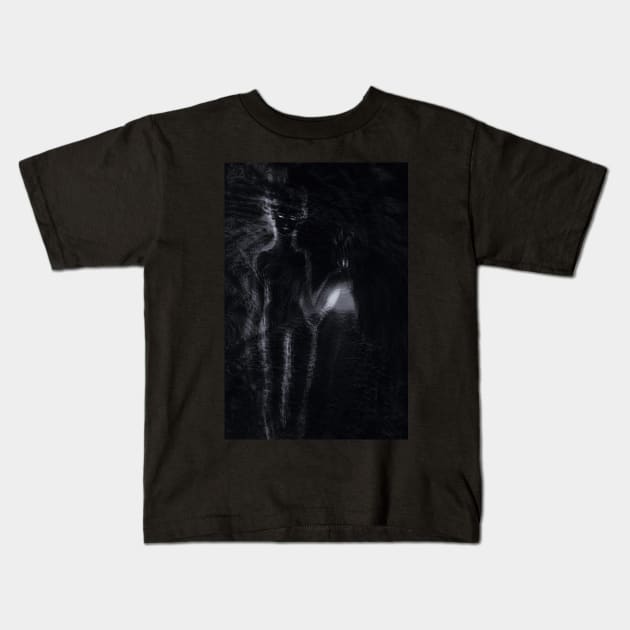 Cave Dream in Milos - Tone 7 Kids T-Shirt by spacedivers